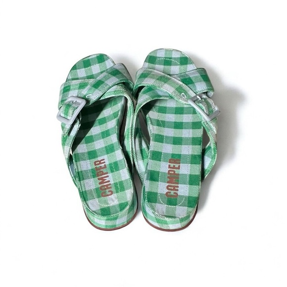 🌻NEW NWOT Camper Green and Blue Atonik Sandals - Picture 3 of 13